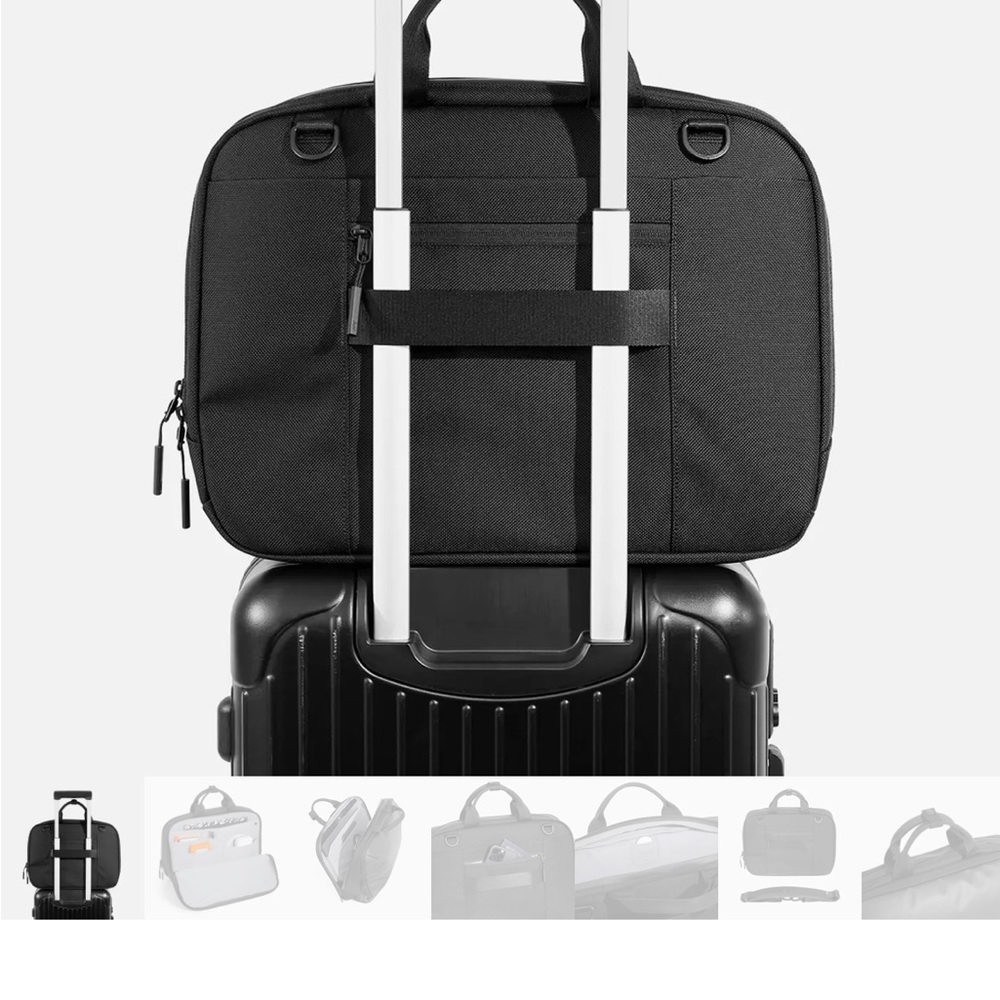 Stylish Gray Laptop Bag for Men - Picture 5 of 14